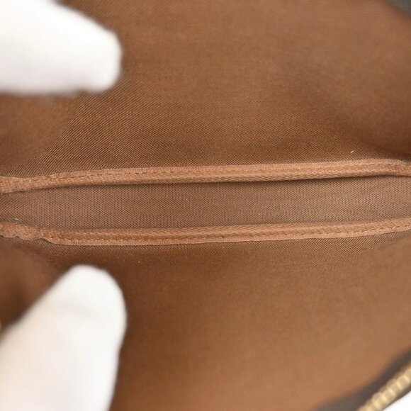 LOUIS VUITTON Pochette Accessoires Hand Bag Monogram Leather BN - Picture 9 of 16